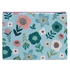 Flower Cosmetic Bag (XXL) from ArtsNow.com Back