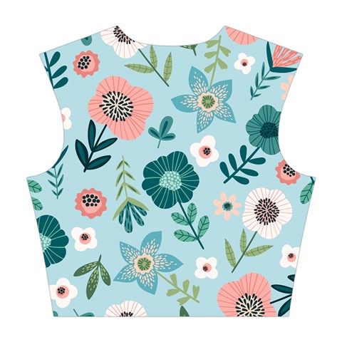 Flower Cotton Crop Top from ArtsNow.com Back