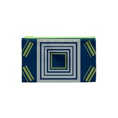 Abstract pattern geometric backgrounds   Cosmetic Bag (XS) from ArtsNow.com Front