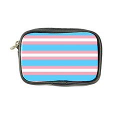 Trans Flag Stripes Coin Purse from ArtsNow.com Front