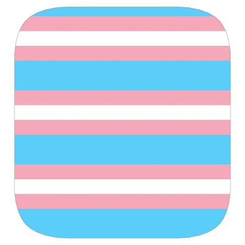 Trans Flag Stripes Toiletries Pouch from ArtsNow.com Side Right