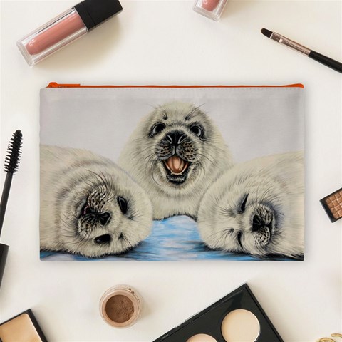 Seals Cosmetic Bag (Large) from ArtsNow.com Front