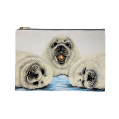 Seals Cosmetic Bag (Large) from ArtsNow.com Front