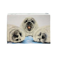 Seals Cosmetic Bag (Large) from ArtsNow.com Back