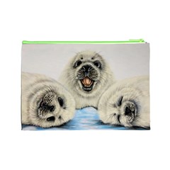 Seals Cosmetic Bag (Large) from ArtsNow.com Back