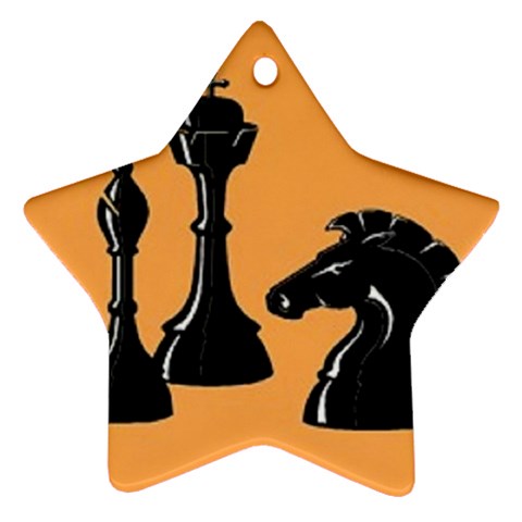 chess Ornament (Star) from ArtsNow.com Front