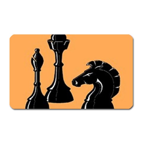 chess Magnet (Rectangular) from ArtsNow.com Front