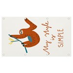 Sloth on branch Banner and Sign 7  x 4 