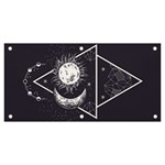 Moon and sun Banner and Sign 6  x 3 