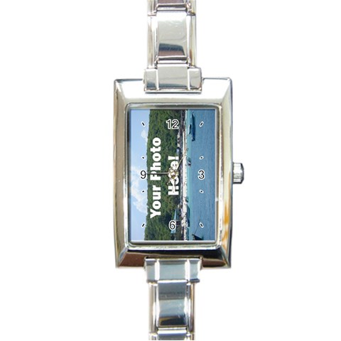 Make Your Own Rectangular Italian Charm Watch from ArtsNow.com Front