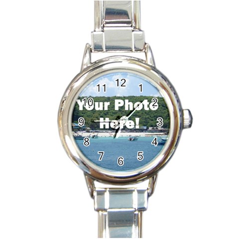 Make Your Own Round Italian Charm Watch from ArtsNow.com Front