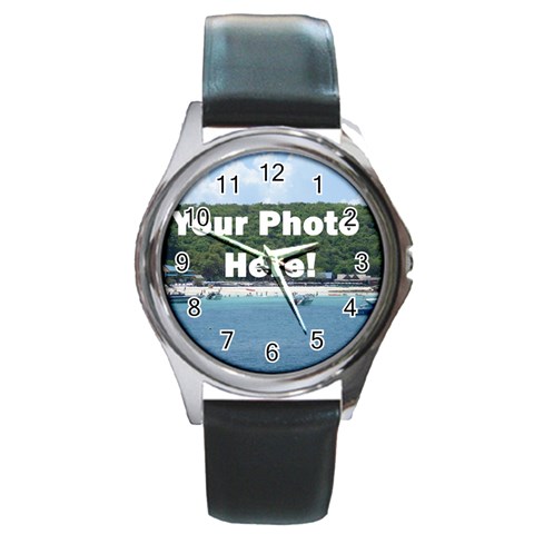 Make Your Own Round Metal Watch from ArtsNow.com Front