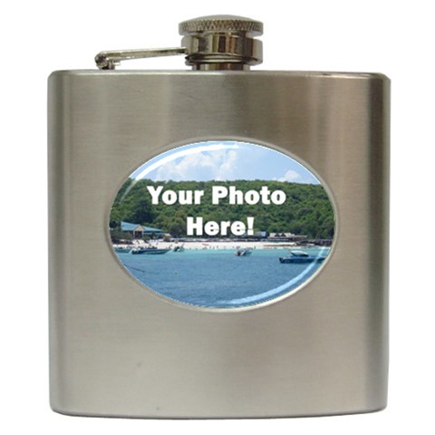 Make Your Own Hip Flask (6 oz) from ArtsNow.com Front