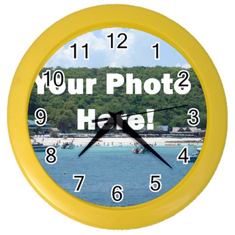 Make Your Own Color Wall Clock from ArtsNow.com Front