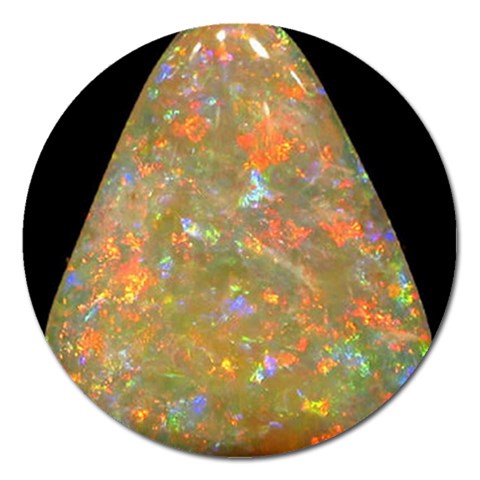 Arrow Opal Magnet 5  (Round) from ArtsNow.com Front