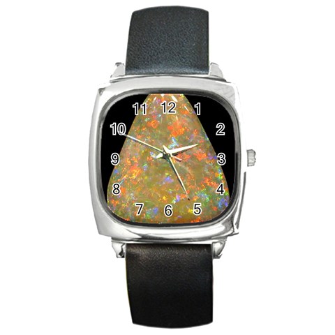 Arrow Opal Square Metal Watch from ArtsNow.com Front