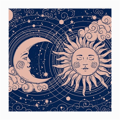 Moon and sun Glasses Cloth (Medium, Two Sided) from ArtsNow.com Back