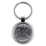 Himi Himalayan Cat Key Chain (Round)