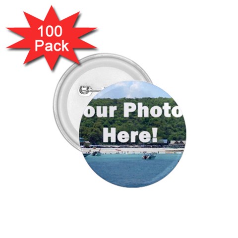 Your Photo Here copy 1.75  Button (100 pack)  from ArtsNow.com Front