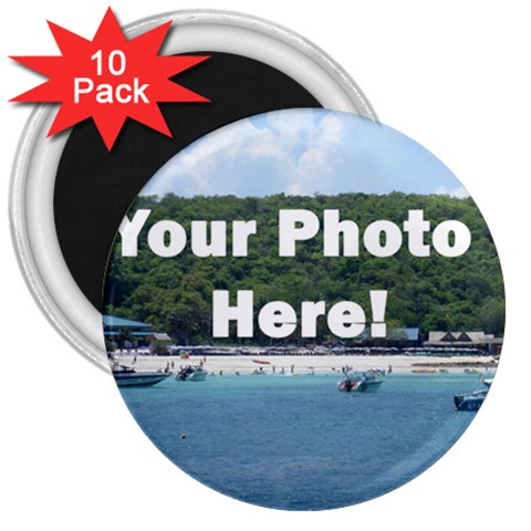 Your Photo Here copy 3  Magnet (10 pack) from ArtsNow.com Front