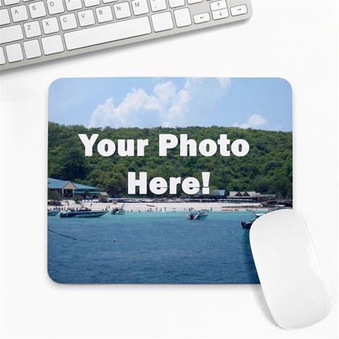 Your Photo Here copy Large Mousepad from ArtsNow.com Front