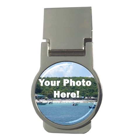 Your Photo Here copy Money Clip (Round) from ArtsNow.com Front