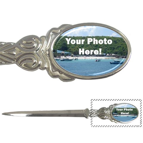 Your Photo Here copy Letter Opener from ArtsNow.com Front