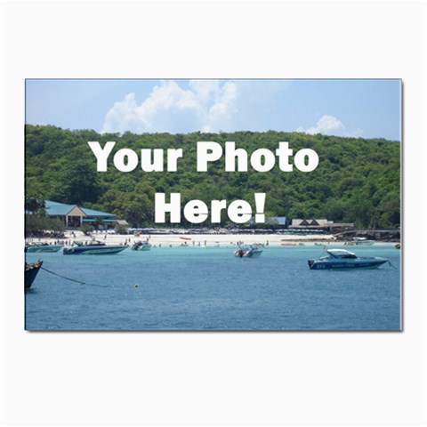 Your Photo Here copy Postcards 5  x 7  (Pkg of 10) from ArtsNow.com Front