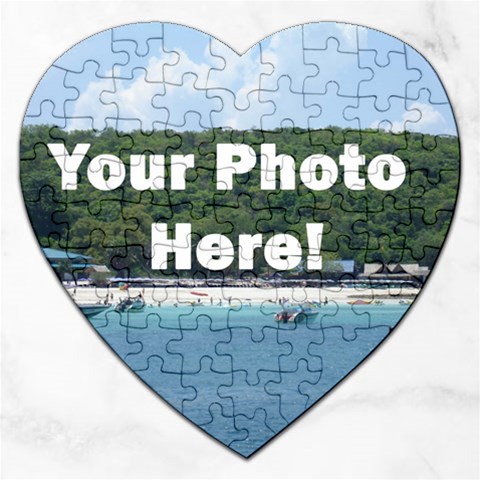 Your Photo Here copy Jigsaw Puzzle (Heart) from ArtsNow.com Front