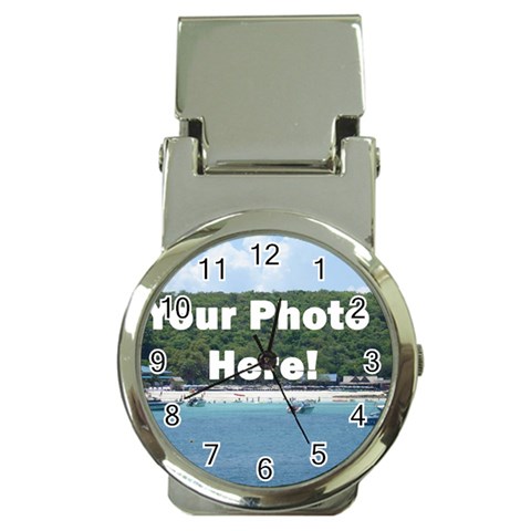 Your Photo Here copy Money Clip Watch from ArtsNow.com Front