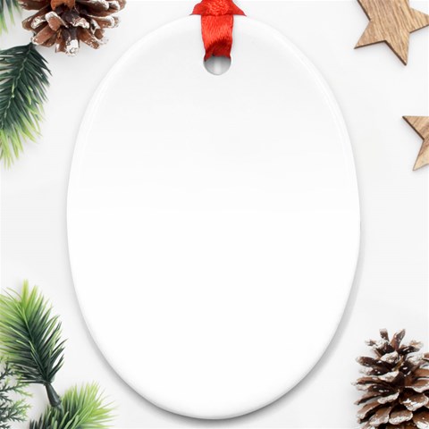 Your Photo Here copy Oval Ornament (Two Sides) from ArtsNow.com Back