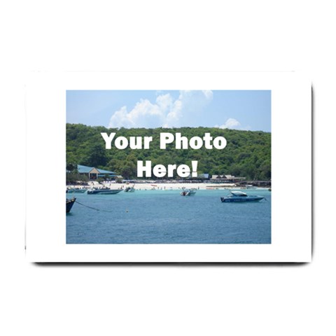 Your Photo Here copy Small Doormat from ArtsNow.com 24 x16  Door Mat