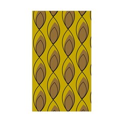 Yellow Brown Minimalist Leaves Duvet Cover Double Side (Single Size) from ArtsNow.com Front