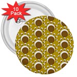 Minimalist Circles  3  Button (10 pack)