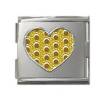 Minimalist Circles  Mega Link Heart Italian Charm (18mm)