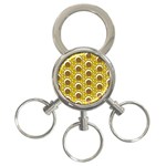 Minimalist Circles  3-Ring Key Chain