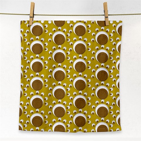 Minimalist Circles  Face Towel from ArtsNow.com Front