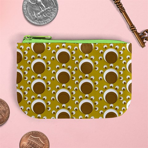 Minimalist Circles  Mini Coin Purse from ArtsNow.com Front