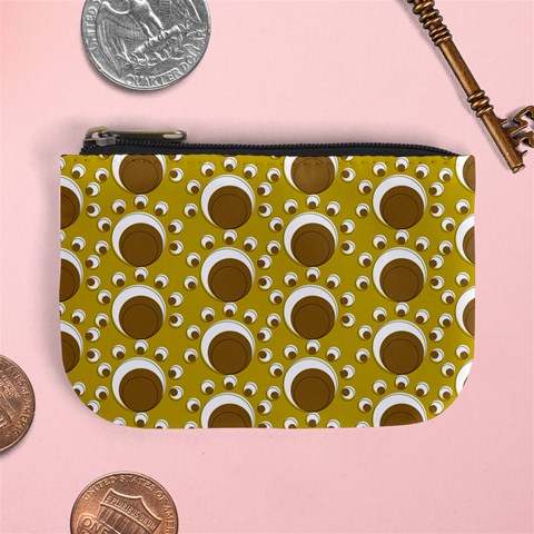 Minimalist Circles  Mini Coin Purse from ArtsNow.com Front