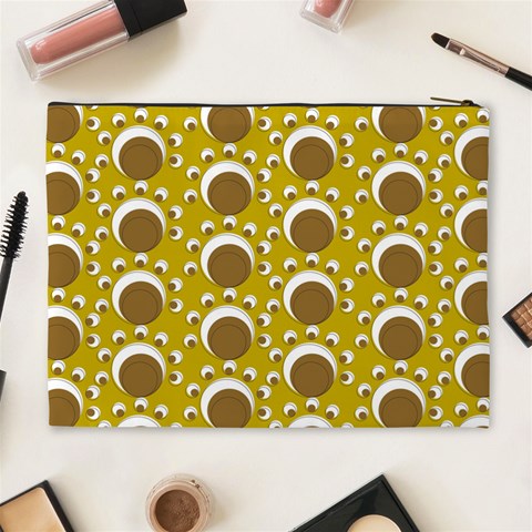 Minimalist Circles  Cosmetic Bag (XL) from ArtsNow.com Back