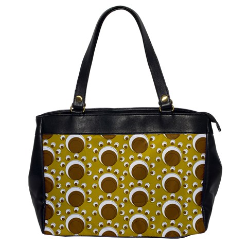 Minimalist Circles  Oversize Office Handbag from ArtsNow.com Front