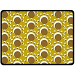 Minimalist Circles  Fleece Blanket (Large)