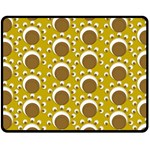 Minimalist Circles  Fleece Blanket (Medium)