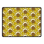 Minimalist Circles  Double Sided Fleece Blanket (Small)