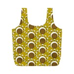 Minimalist Circles  Full Print Recycle Bag (M)