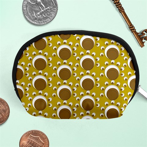 Minimalist Circles  Accessory Pouch (Medium) from ArtsNow.com Front