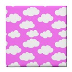 Purple Clouds   Tile Coaster