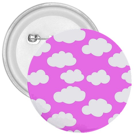 Purple Clouds   3  Button from ArtsNow.com Front