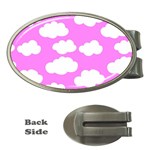 Purple Clouds   Money Clip (Oval)