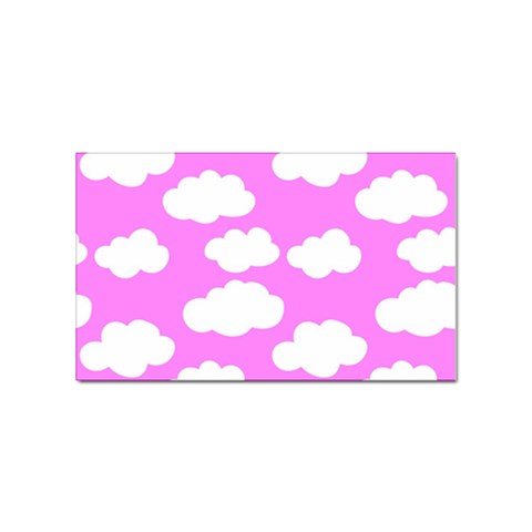 Purple Clouds   Sticker (Rectangular) from ArtsNow.com Front